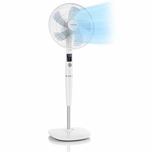 Klarstein Silent Storm, stojanový ventilátor, 16" (41 cm), 5-listá vrtuľa, 80 m3, 35 W, biely