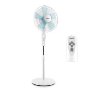 OneConcept White Blizzard RC 2G, stojanový ventilátor, 50 W, 41 cm, diaľkový ovládač, biely