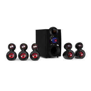 Auna X-Gaming, 5.1 surround zvukový systém, 380 W max., OneSide subwoofer, BT, USB, SD