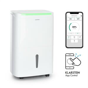 Klarstein DryFy Connect 30 Odvlhčovač vzduchu WiFi Kompresný 30l / d 25-30m² Biela