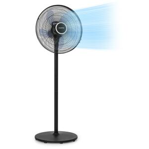 Klarstein Windflower, stojanový ventilátor, 5 lopatiek (15"/38,5 cm), 50 W, čierny