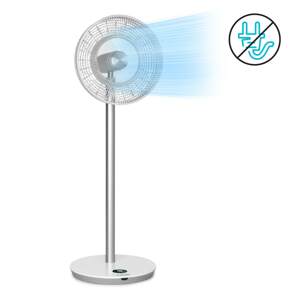 Klarstein Whisperwind Wireless, stojanový ventilátor, 12", 9 lopatiek, akumulátor, 30 W, biely