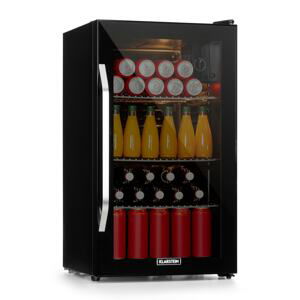 Klarstein Beersafe XXL Onyx, chladnička, E, LED, 3 kovové rošty, sklenené dvere, onyx