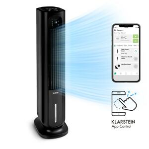 Klarstein Polar Tower Smart, ventilátor, ochladzovač vzduchu, 7L, 85W, diaľkový ovládač, 5x chladiace boxy