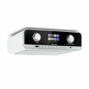 Auna Connect Soundchef MKII, kuchynské rádio na zabudovanie, internetové rádio, DAB+, UKW, reproduktory 2x3"