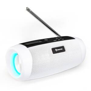 Auna Blaster DAB Radio, prenosný Bluetooth reproduktor, DAB/DAB+/FM, batéria, LCD