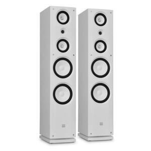 Dvojica HiFi reproduktorov Koda 858F, biele, 100W RMS