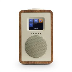 Numan Mini One Design digitálne rádio bluetooth DAB+ FM AUX orech vrátane nabíjacej batérie