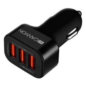 Autonabíjačka Canyon CNE-CCA06B 3x USB 5V/3.1A Čierna