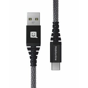 EKO KÁBEL Kevlar USB/USB-C 1,2 M 60W antracit