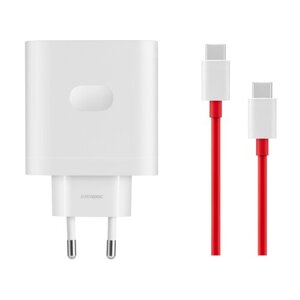 OnePlus SuperVOOC Charger 160W USB-C Cestovní Nabíječ + USB-C kabel White (Pošk. Balení)