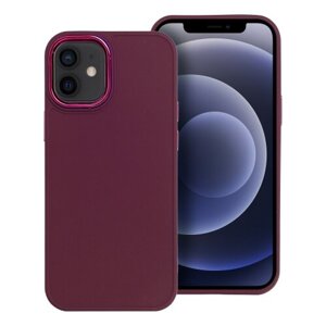 Puzdro Frame TPU iPhone 12 mini - fialové