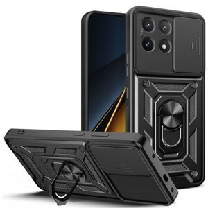 Puzdro Defender Slide Xiaomi Poco X6 Pro 5G - čierne