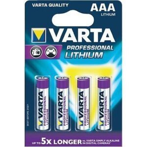 Varta Ultra Lithium AAA Baterie 4ks