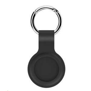Tactical Silikonové Pouzdro s karabinou pro AirTag Black