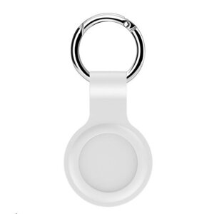 Tactical Silikonové Pouzdro s karabinou pro AirTag White