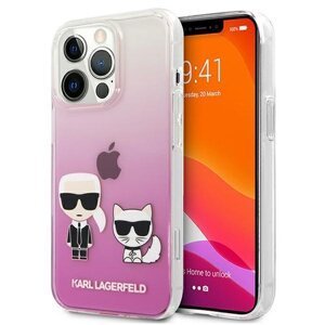 Karl Lagerfeld case for iPhone 13 Pro / 13 6,1" KLHCP13LCKTRP hard case pink Karl & Choupette