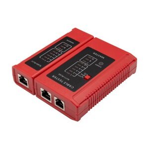 mobilNET Tester pre LAN káble R11+RJ45, červený