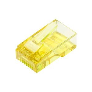 mobilNET LAN konektor RJ45 CAT 5.0, 10ks, žltý
