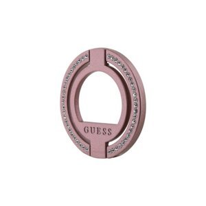 Guess Rhinestones MagSafe Ringstand Pink