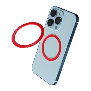 mobilNET Magsafe magnetický krúžok, červený