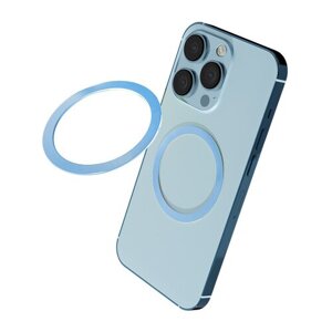 mobilNET Magsafe magnetický krúžok, svetlo modrý