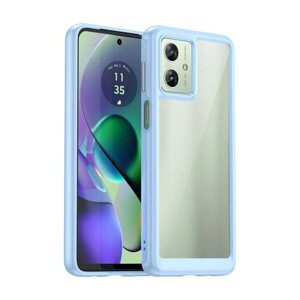 Puzdro Acrylic TPU Motorola Moto G54/G54 Power - svetlo-modré