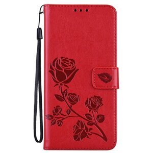 Puzdro Rose Book Samsung Galaxy A54 5G - červené
