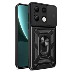 Puzdro Defender Slide Xiaomi Redmi Note 13 4G - čierne