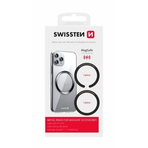 Nalepovacie krúžky Magsafe Swissten, kovové (2ks)