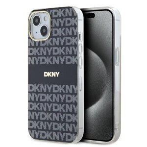 DKNY PC/TPU Repeat Pattern Tonal Stripe Magsafe Zadní Kryt pro iPhone 13 Black