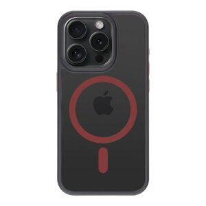 Puzdro Tactical Magsafe Hyperstealth 2.0 iPhone 15 Pro - čierno-červený