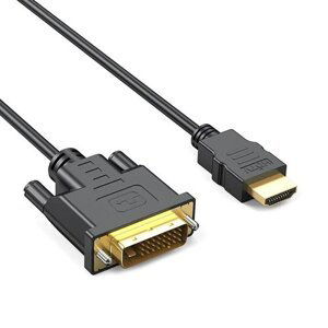 mobilNET prepojovací kábel/redukcia HDMI na DVI-D 24+1, 3m, čierny