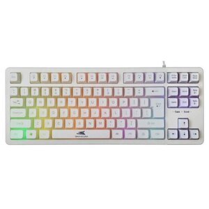 Baracuda Gaming keyboard KRILL, US, white