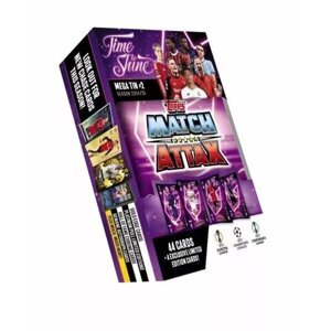 Futbalové karty Topps Match Attax TCG 2024/25 UCC Booster Tin 1 fialová
