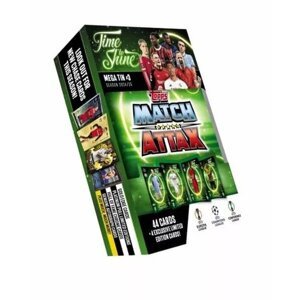 Futbalové karty Topps Match Attax TCG 2024/25 UCC Booster Tin 4 zelená