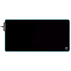 White Shark mousepad LED LUMINOUS L, 350x250 mm, black