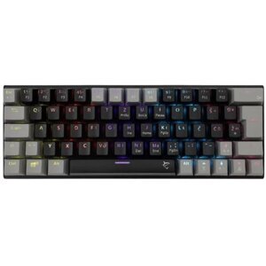 White Shark Gaming mechanical keyboard WAKIZASHI 2, blue switch, US, black/gray