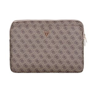 Guess PU 4G Triangle Logo Obal pro Notebook 14" Brown