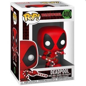 Funko POP! Marvel: Holiday - Deadpool w/ Candy Canes