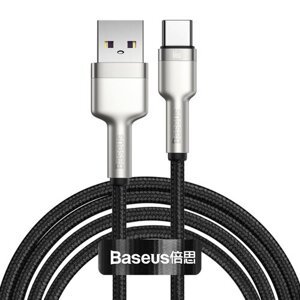 Baseus Cafule Metal Series Datový Kabel USB-A - USB-C 66W 2m Black