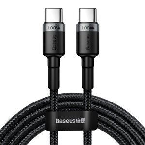 Baseus Cafule Flash Charging Datový Kabel USB-C - USB-C 100W 2m Gray/Black