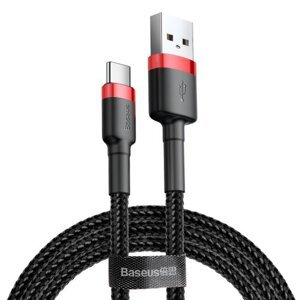 Baseus Cafule Series Datový Kabel USB-A - USB-C 2A 2m Red/Black