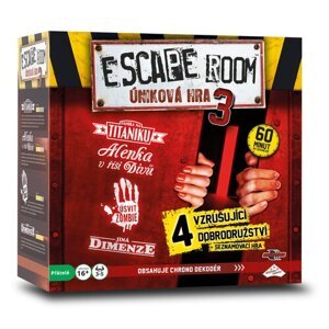 ESCAPE ROOM 3: úniková hra - 4 scénáře