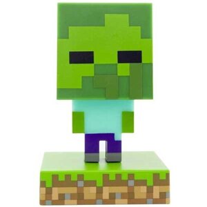 Minecraft - 3D Icon Light Zombie - Dekoratívna Lampa