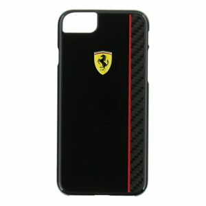 FECBSHCP7BK Ferrari Scuderia Real Carbon Hard Case Black pro iPhone 7