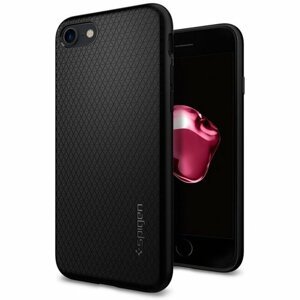 Puzdro iPhone 7/8/SE 2020/SE 2022 Spigen Liquid Air Armor, čierne