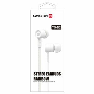 Swissten Earbuds Rainbow YS-D2 Slúchadlá Biele