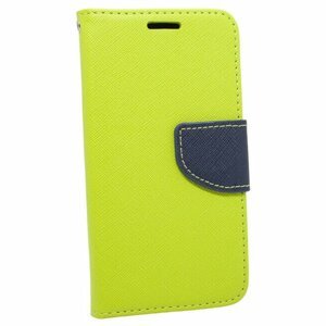 Puzdro Fancy Book Samsung Galaxy A5 A520 2017 limetkovo-modré