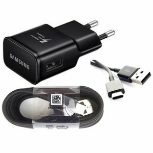 Nabíjačka Samsung EP-TA20EBE 15W + Kábel EP-DG950CBE Type-C 1.5m Čierna